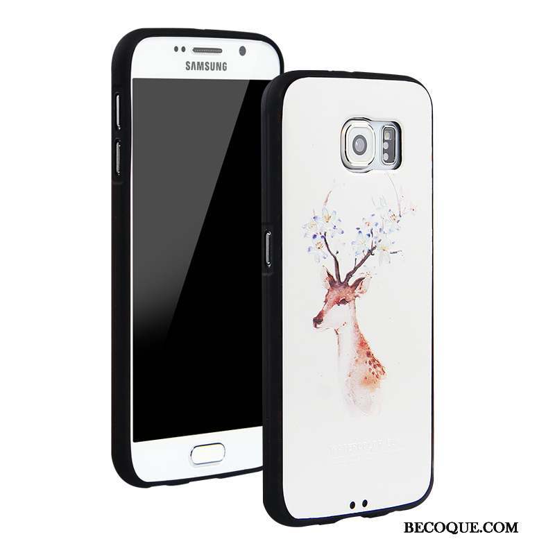 Samsung Galaxy S6 Tendance Incassable Protection Dessin Animé Multicolore Coque De Téléphone