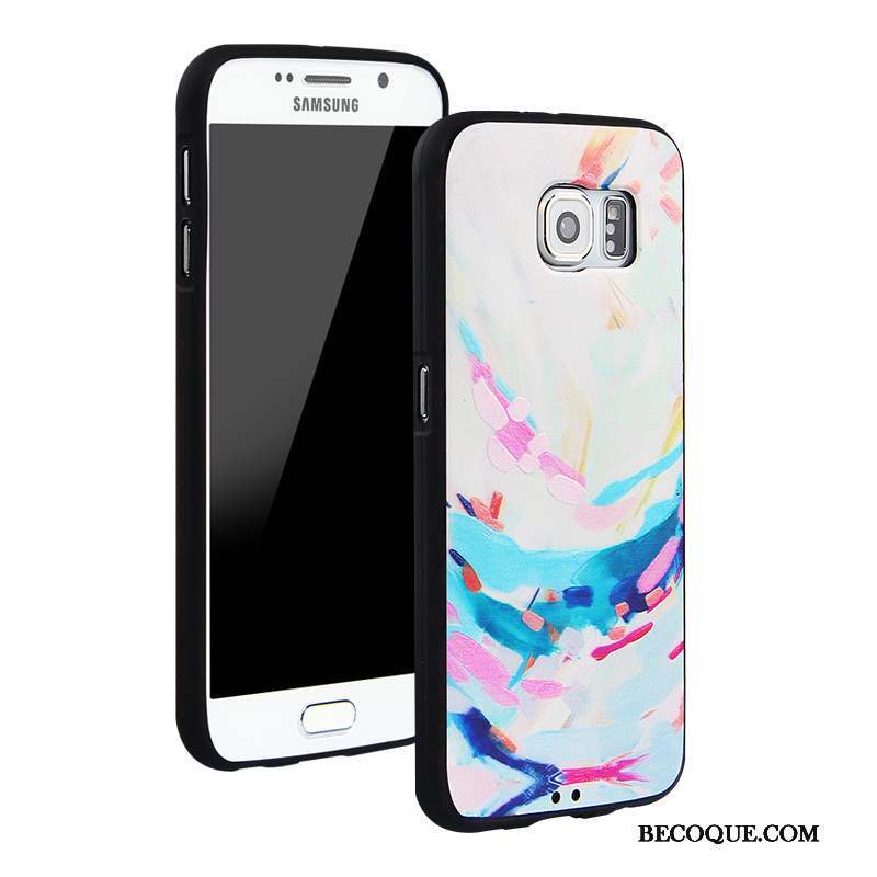 Samsung Galaxy S6 Tendance Incassable Protection Dessin Animé Multicolore Coque De Téléphone