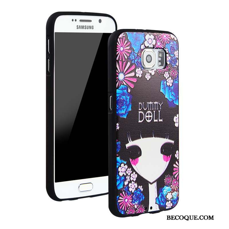 Samsung Galaxy S6 Tendance Incassable Protection Dessin Animé Multicolore Coque De Téléphone