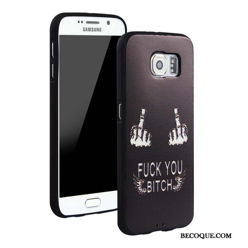 Samsung Galaxy S6 Tendance Incassable Protection Dessin Animé Multicolore Coque De Téléphone