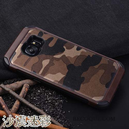 Samsung Galaxy S7 Camouflage Incassable Coque De Téléphone Étui Personnalité Silicone