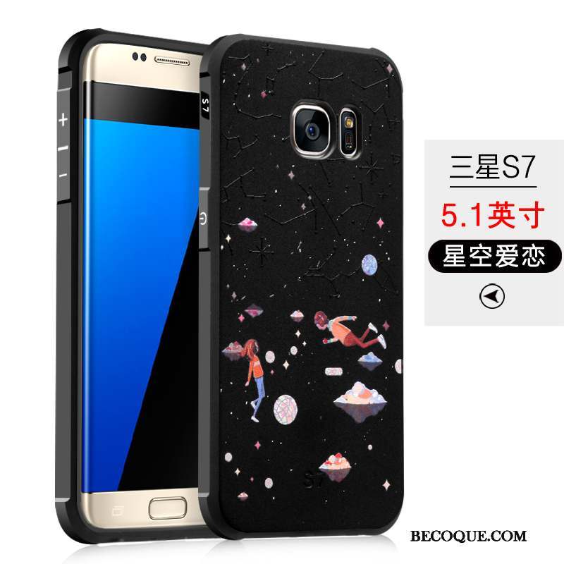 Samsung Galaxy S7 Coque De Téléphone Protection Étui Fluide Doux Silicone Incassable