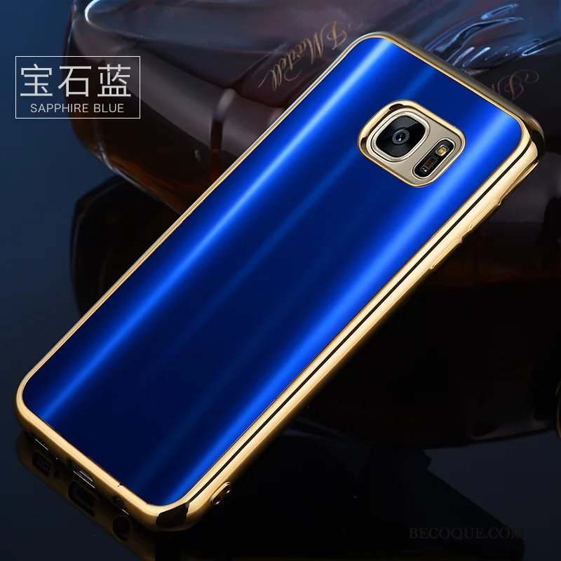 Samsung Galaxy S7 Coque Incassable Protection Tout Compris Violet Fluide Doux