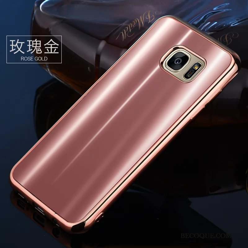 Samsung Galaxy S7 Coque Incassable Protection Tout Compris Violet Fluide Doux