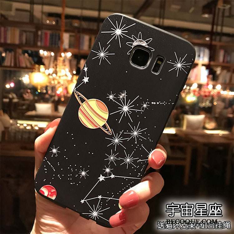 Samsung Galaxy S7 Coque Multicolore Silicone Personnalité Dessin Animé Tendance Étui