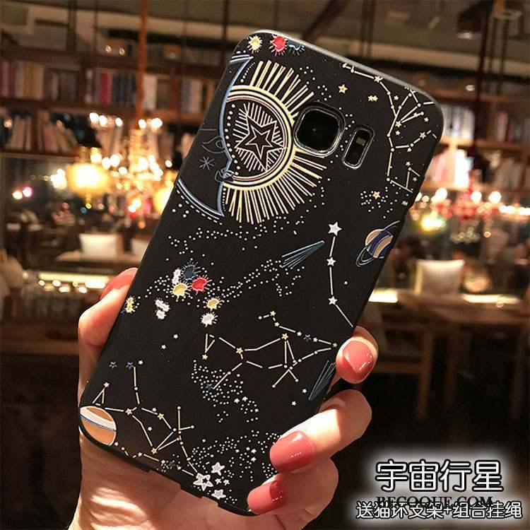 Samsung Galaxy S7 Coque Multicolore Silicone Personnalité Dessin Animé Tendance Étui