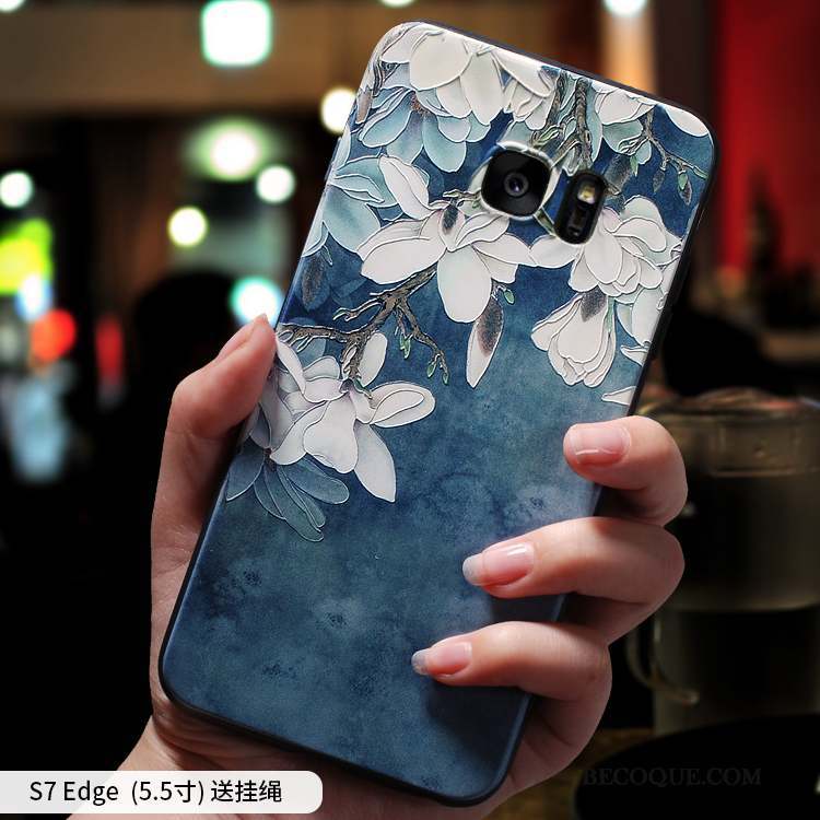 Samsung Galaxy S7 Coque Tout Compris Protection Ornements Suspendus Silicone Créatif Élégant