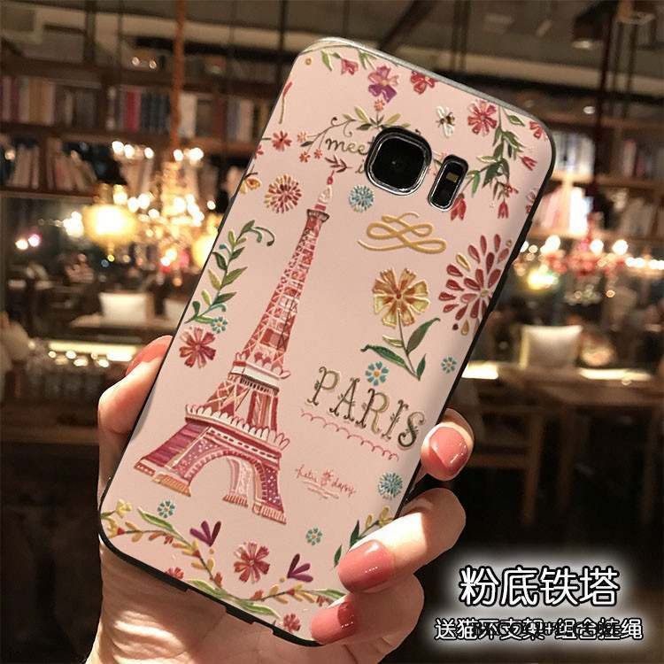 Samsung Galaxy S7 Coque Étui Personnalité Ornements Suspendus Style Chinois Vert Tendance