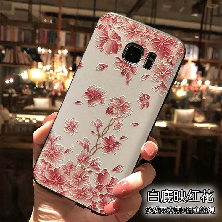 Samsung Galaxy S7 Coque Étui Personnalité Ornements Suspendus Style Chinois Vert Tendance