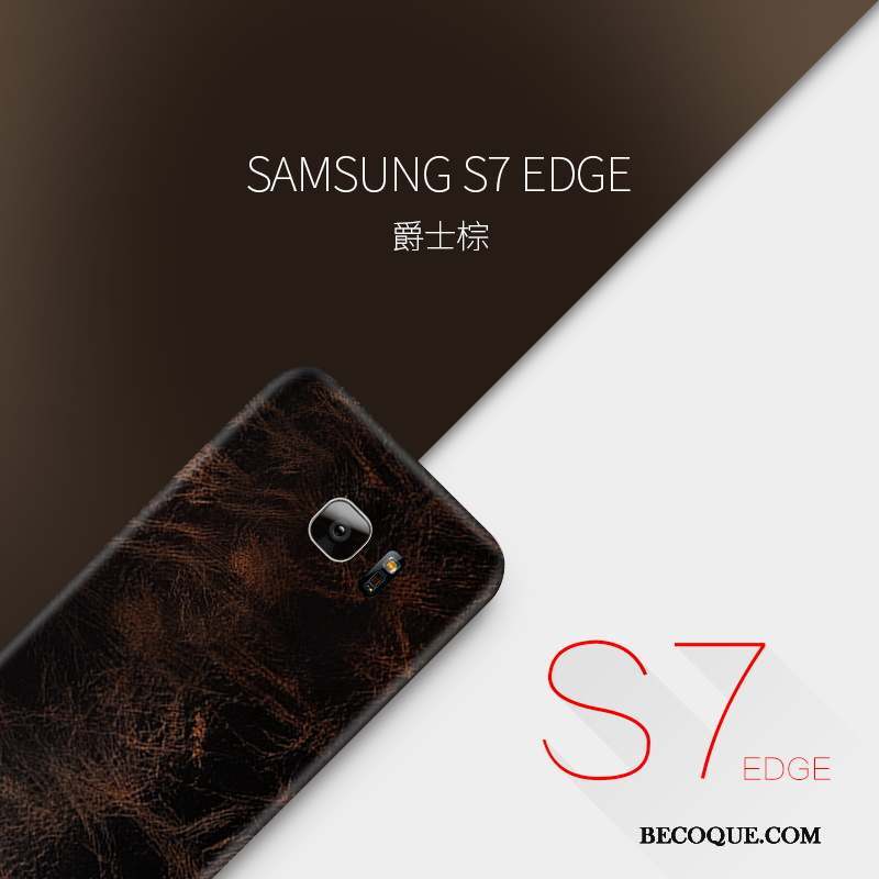 Samsung Galaxy S7 Cuir Véritable Étui Jaune Très Mince Coque De Téléphone Créatif
