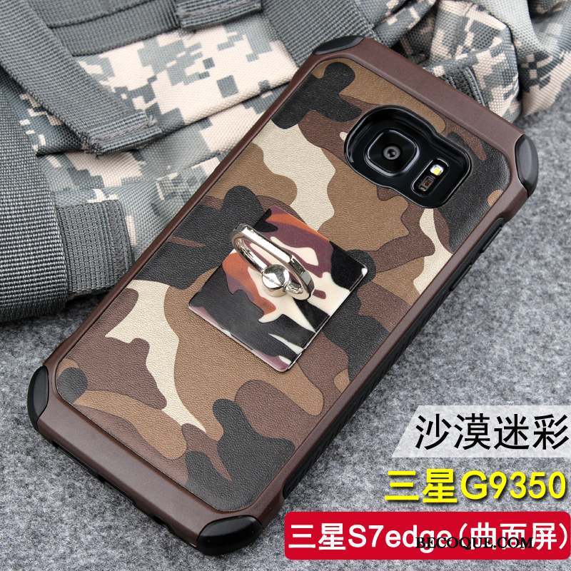 Samsung Galaxy S7 Edge Camouflage Étui Incassable Personnalité Tendance Coque De Téléphone