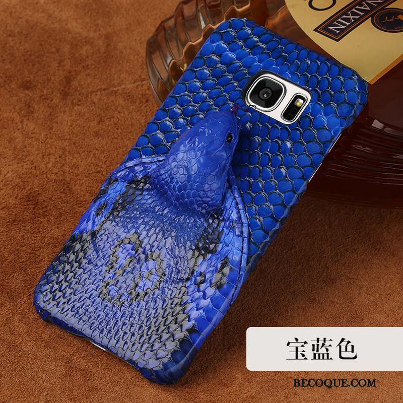 Samsung Galaxy S7 Edge Coque Border Tendance Refroidissement Nouveau Incassable Étui En Cuir