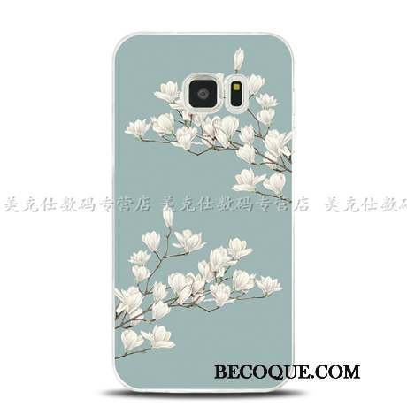 Samsung Galaxy S7 Edge Coque Fluide Doux Frais Dessin Animé Gaufrage Étui Tout Compris