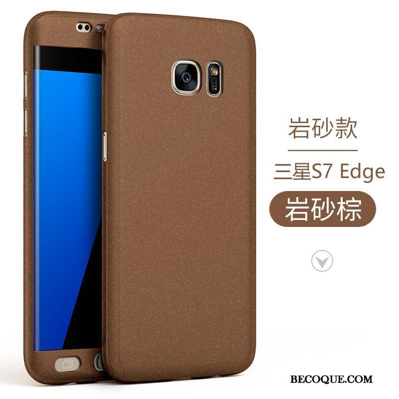 Samsung Galaxy S7 Edge Coque Tout Compris Difficile Tendance Incassable Protection Étui