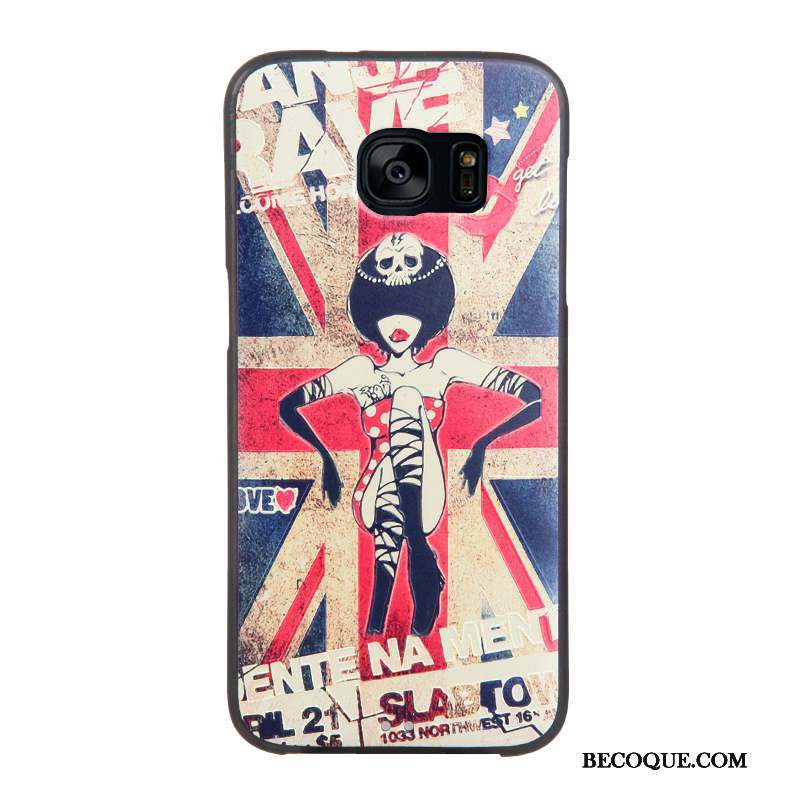 Samsung Galaxy S7 Edge Dessin Animé Fluide Doux Silicone Coque De Téléphone Étui Protection