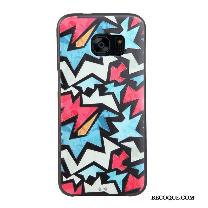 Samsung Galaxy S7 Edge Dessin Animé Fluide Doux Silicone Coque De Téléphone Étui Protection