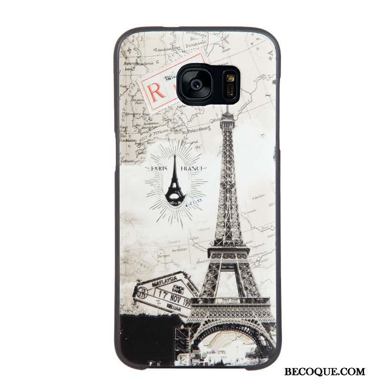 Samsung Galaxy S7 Edge Dessin Animé Fluide Doux Silicone Coque De Téléphone Étui Protection