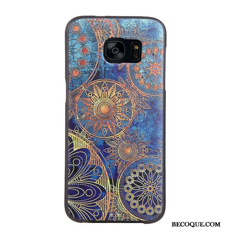 Samsung Galaxy S7 Edge Dessin Animé Fluide Doux Silicone Coque De Téléphone Étui Protection