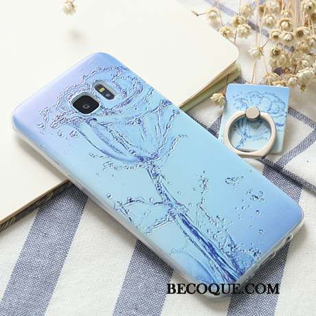 Samsung Galaxy S7 Edge Fluide Doux Étui Téléphone Portable Support Coque De Téléphone Protection