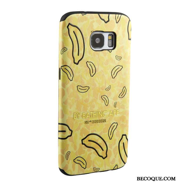 Samsung Galaxy S7 Edge Peinture Multicolore Dessin Animé Fluide Doux Coque De Téléphone Étui