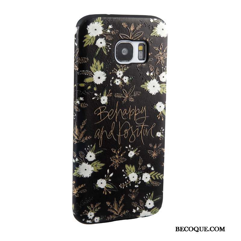 Samsung Galaxy S7 Edge Peinture Multicolore Dessin Animé Fluide Doux Coque De Téléphone Étui