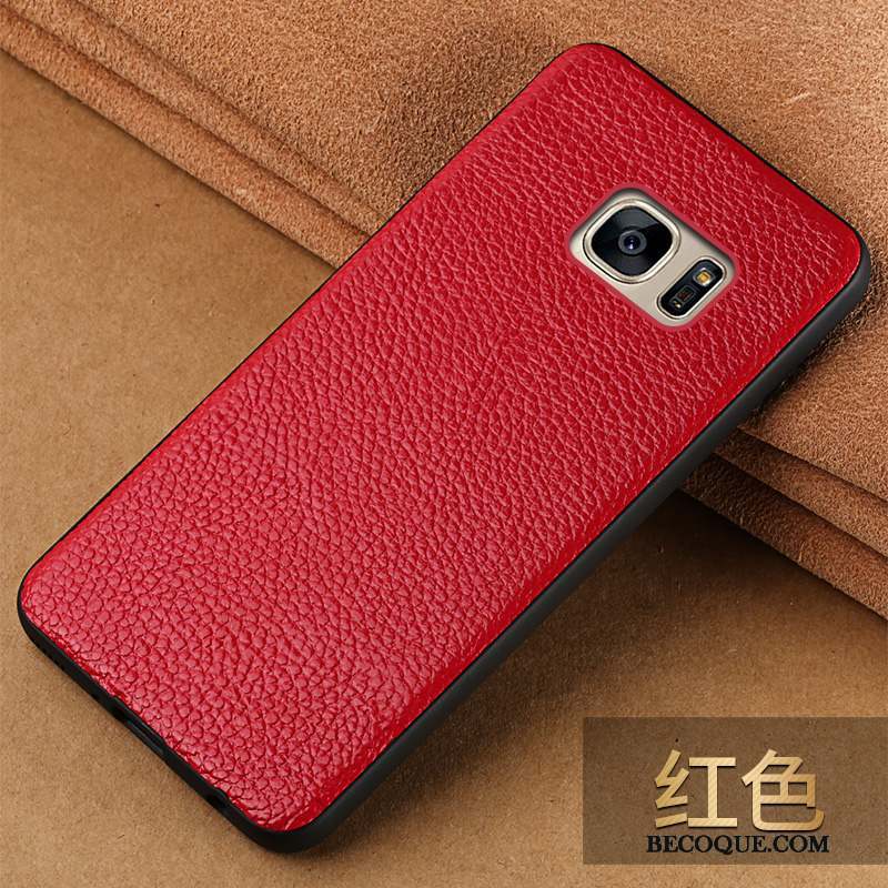 Samsung Galaxy S7 Edge Tendance Marron Coque De Téléphone Élégant Personnalité Créatif