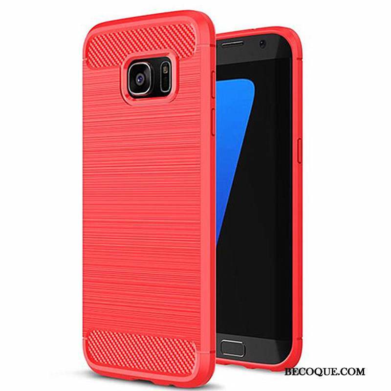 Samsung Galaxy S7 Edge Téléphone Portable Bleu Coque Protection Étui Tout Compris