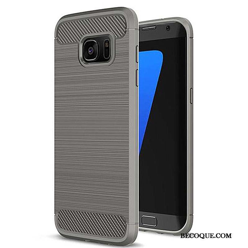 Samsung Galaxy S7 Edge Téléphone Portable Bleu Coque Protection Étui Tout Compris