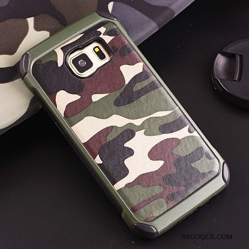 Samsung Galaxy S7 Edge Étui Coque De Téléphone Camouflage Silicone Incassable Protection