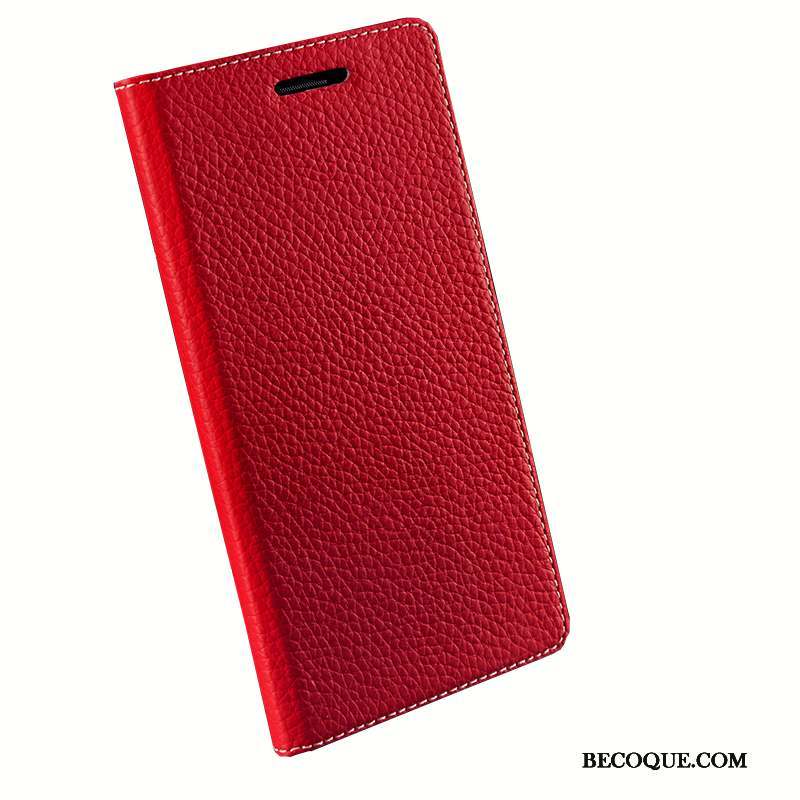 Samsung Galaxy S7 Edge Étui Coque De Téléphone Silicone Étui En Cuir Protection Rouge