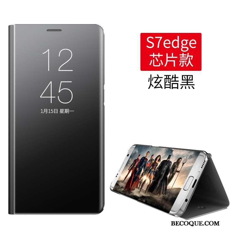Samsung Galaxy S7 Edge Étui En Cuir Tout Compris Housse Coque De Téléphone Incassable Protection