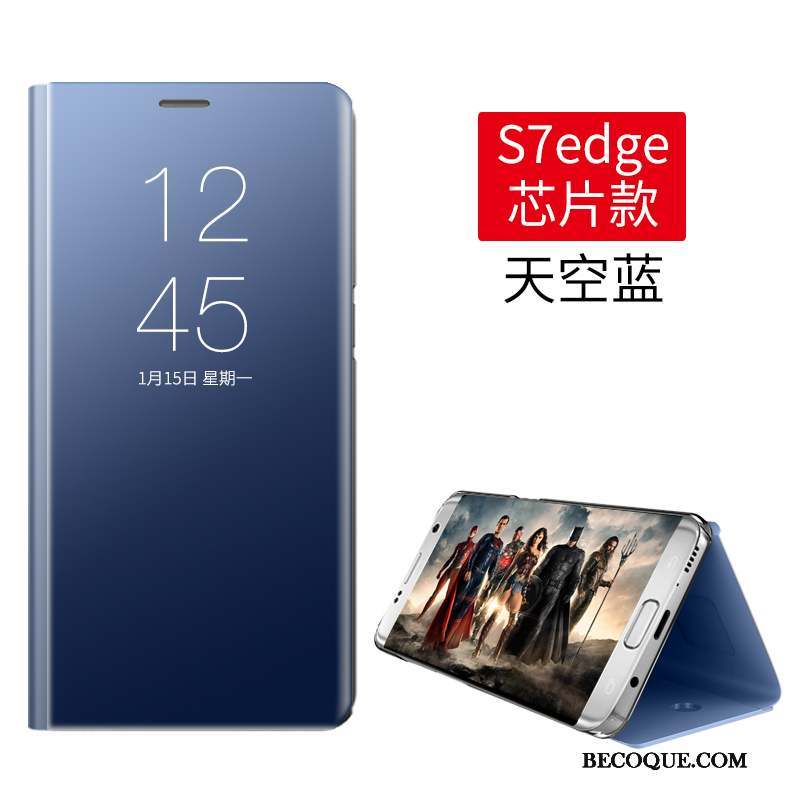 Samsung Galaxy S7 Edge Étui En Cuir Tout Compris Housse Coque De Téléphone Incassable Protection
