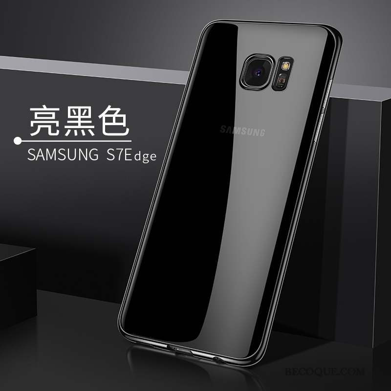 Samsung Galaxy S7 Edge Étui Transparent Silicone Fluide Doux Tendance Coque De Téléphone