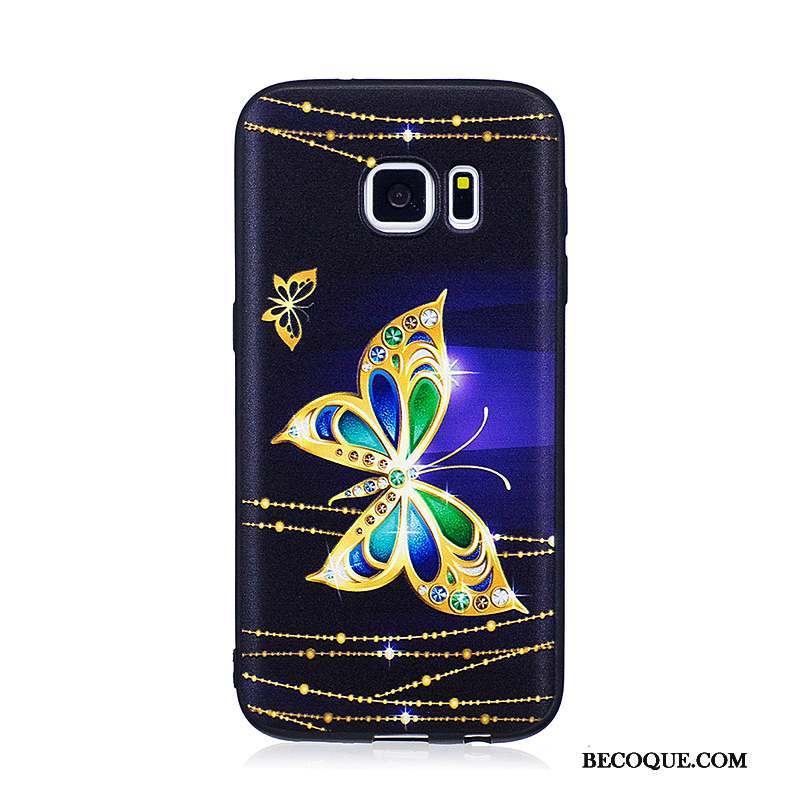 Samsung Galaxy S7 Fluide Doux Protection Peinture Coque De Téléphone Étui Dessin Animé