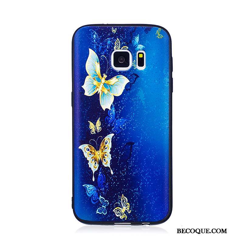 Samsung Galaxy S7 Fluide Doux Protection Peinture Coque De Téléphone Étui Dessin Animé