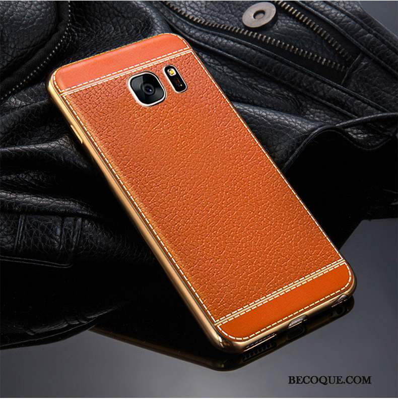 Samsung Galaxy S7 Incassable Silicone Rouge Étui Protection Coque