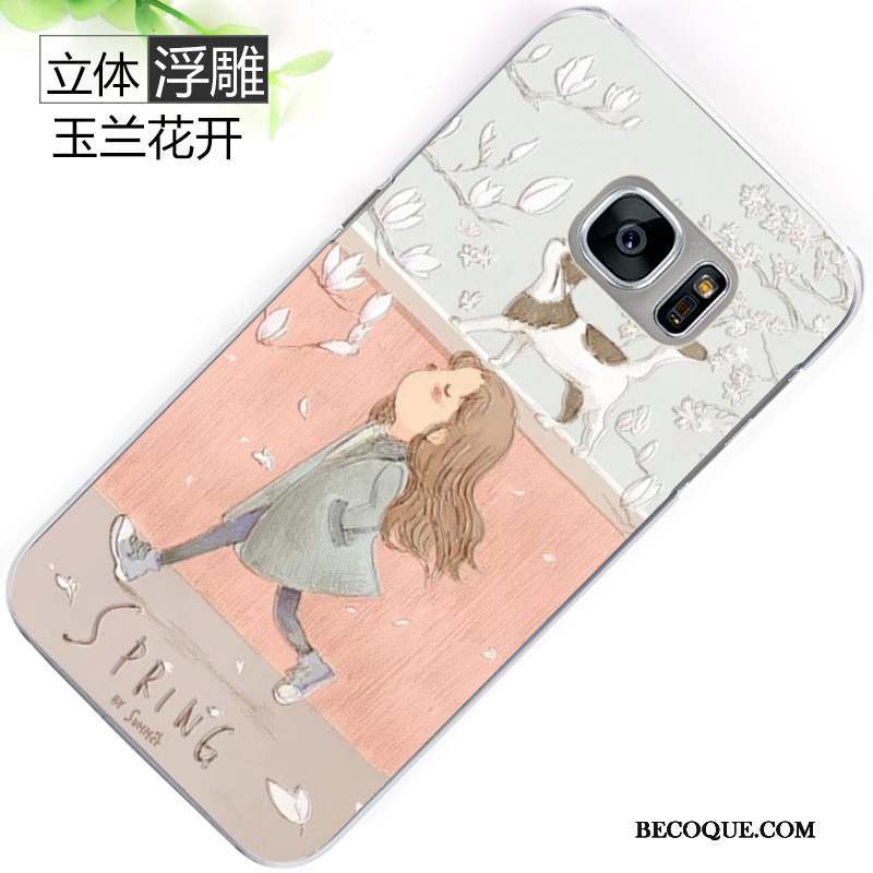 Samsung Galaxy S7 Incassable Téléphone Portable Étui Coque Jaune Peinture