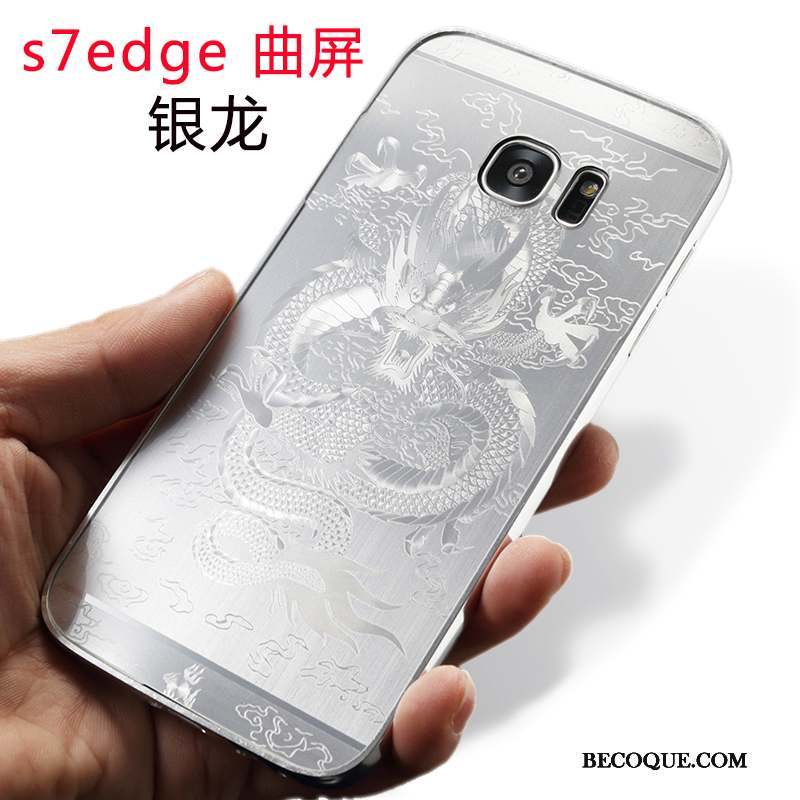 Samsung Galaxy S7 Incassable Étui Border Métal Coque De Téléphone Nouveau