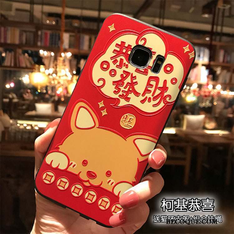 Samsung Galaxy S7 Silicone Dessin Animé Tout Compris Étui Coque Personnalité