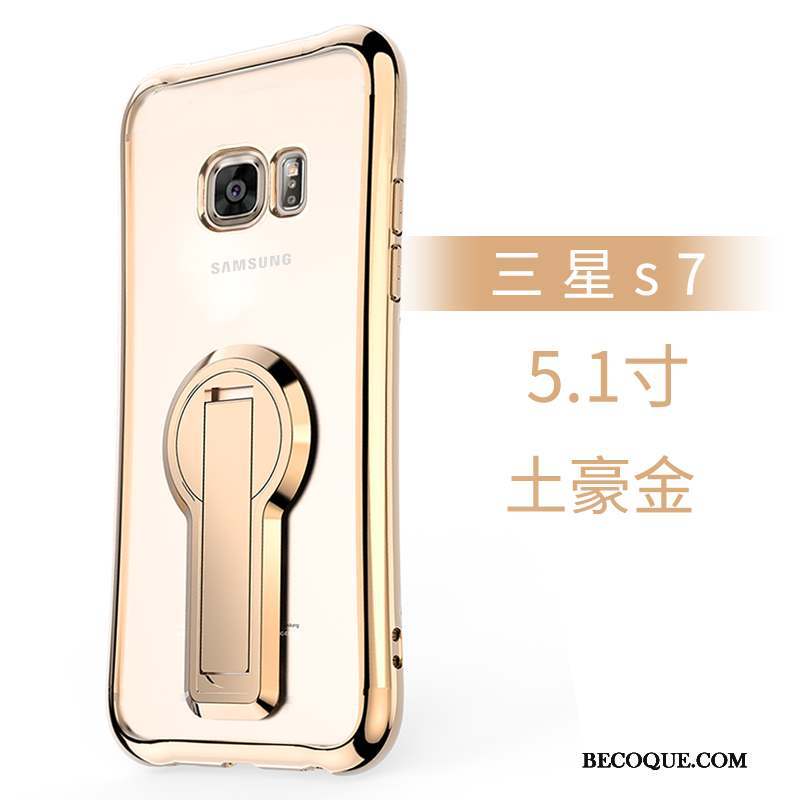 Samsung Galaxy S7 Silicone Téléphone Portable Tout Compris Argent Étui Coque De Téléphone