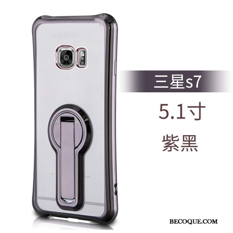 Samsung Galaxy S7 Silicone Téléphone Portable Tout Compris Argent Étui Coque De Téléphone