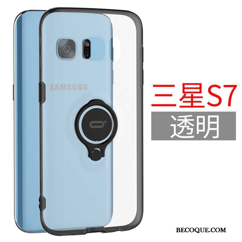 Samsung Galaxy S7 Support Anneau Coque Difficile Magnétisme Étui