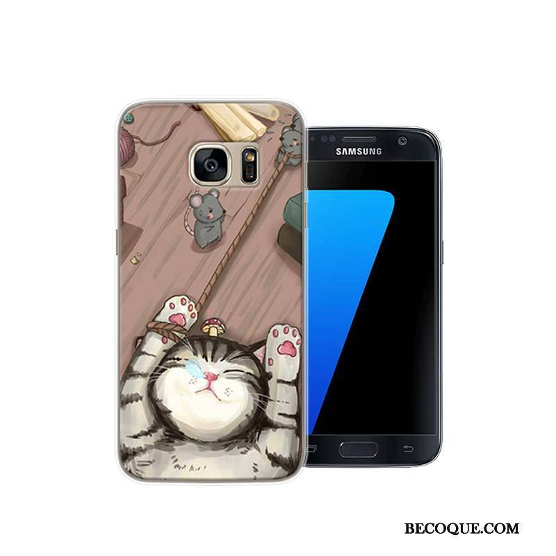 Samsung Galaxy S7 Étui Créatif Coque De Téléphone Difficile Personnalité Protection