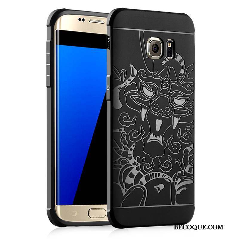 Samsung Galaxy S7 Étui Protection Coque Incassable Tendance Fluide Doux