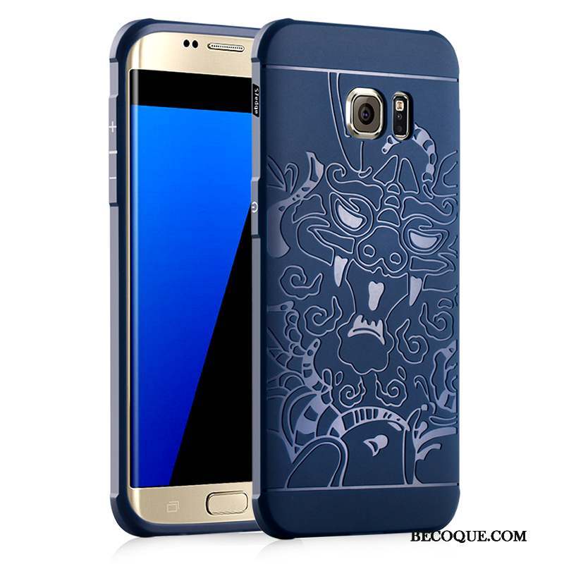 Samsung Galaxy S7 Étui Protection Coque Incassable Tendance Fluide Doux
