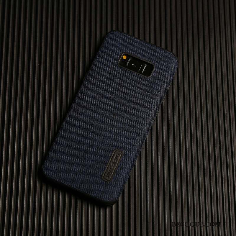 Samsung Galaxy S8+ Antidérapant Lin Coque De Téléphone Créatif Incassable Gris