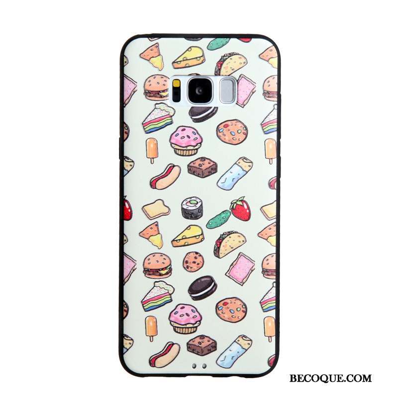 Samsung Galaxy S8+ Bleu Étui Gaufrage Coque De Téléphone Tendance Business