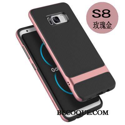 Samsung Galaxy S8 Border Coque Silicone Incassable Protection Tendance