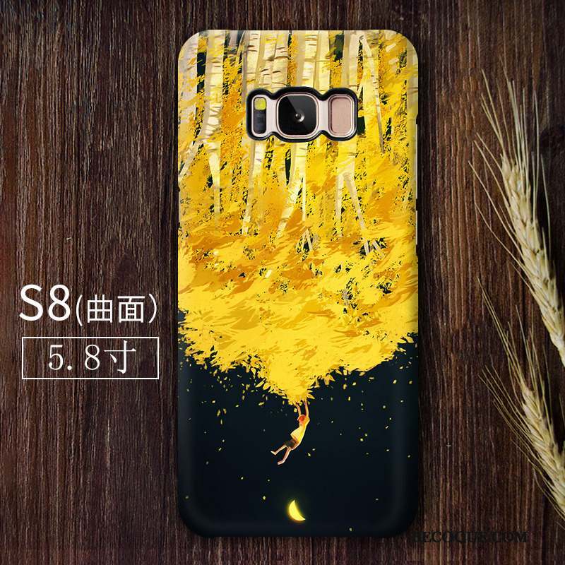 Samsung Galaxy S8 Coque Art Protection Téléphone Portable Étui Difficile Incassable