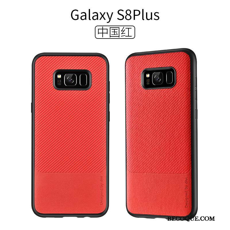 Samsung Galaxy S8+ Coque Créatif Délavé En Daim Rose Incassable Silicone Personnalité